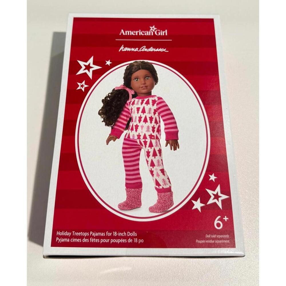 American Girl Hanna Andersson Holiday Treetops Pajamas